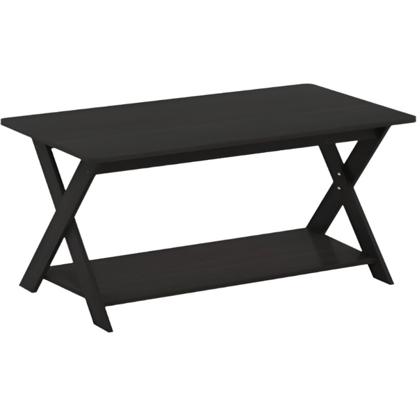 Sleek and Modern Simplistic Coffee Table in Rich Espresso Finish